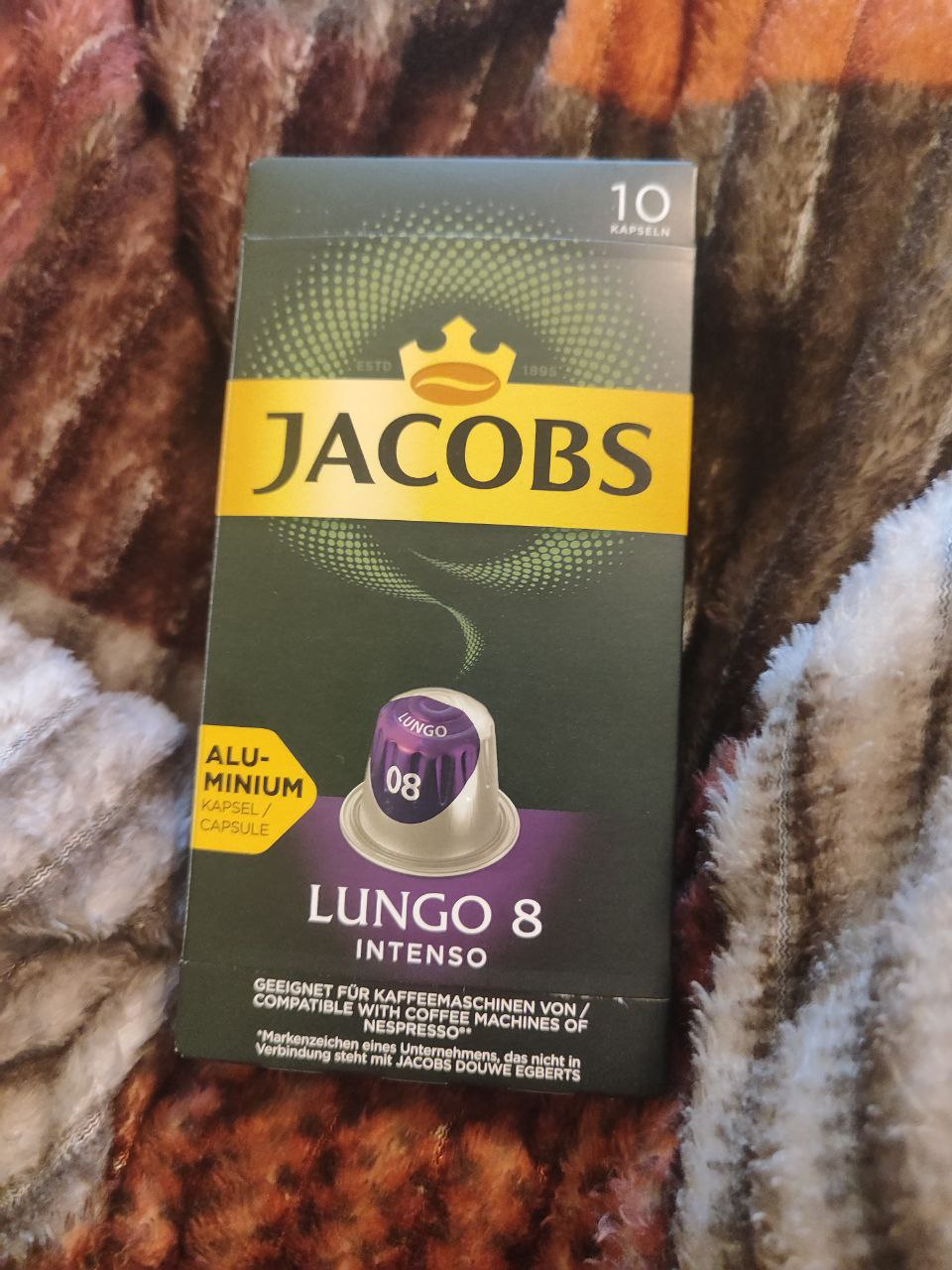 Капсулы Jacobs Lungo Intenso 8 - Кофе в капсулах Jacobs Lungo #8 Intenso.