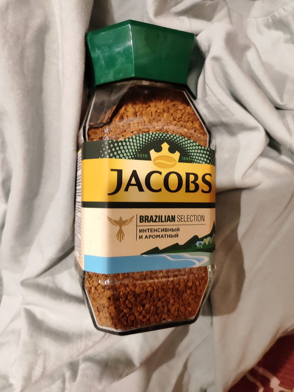 Кофе растворимый Jacobs Brazilian selection - Не горчит и не кислит