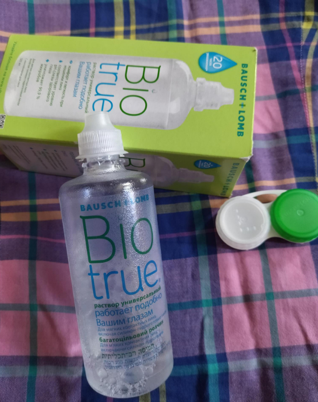 Раствор для линз Biotrue - Избавляет от сухости глаз