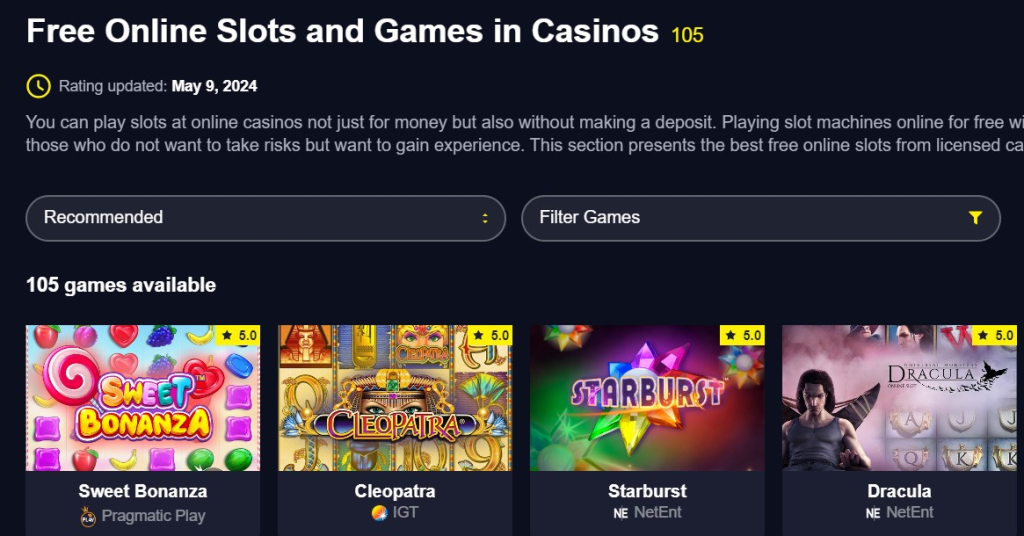 CasinoAndSlots.Org - сайт о казино и азартных играх - Понравились информативные обзоры казино