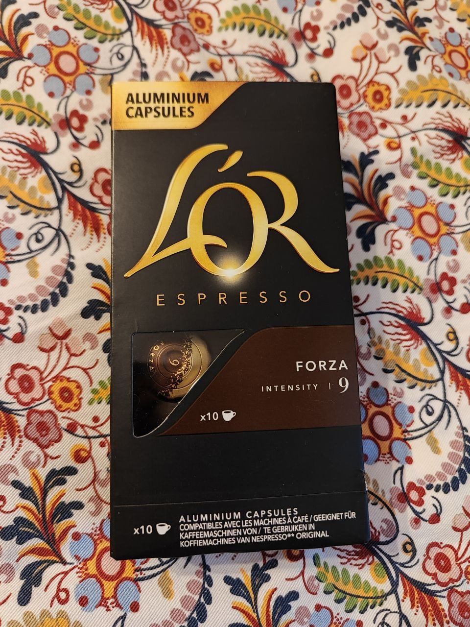 Капсулы Lor Espresso Forza 9 - Forza понравился насыщенным ароматом и крепким вкусом.