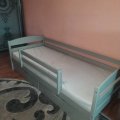 Детская кровать с ящиками и матрасом