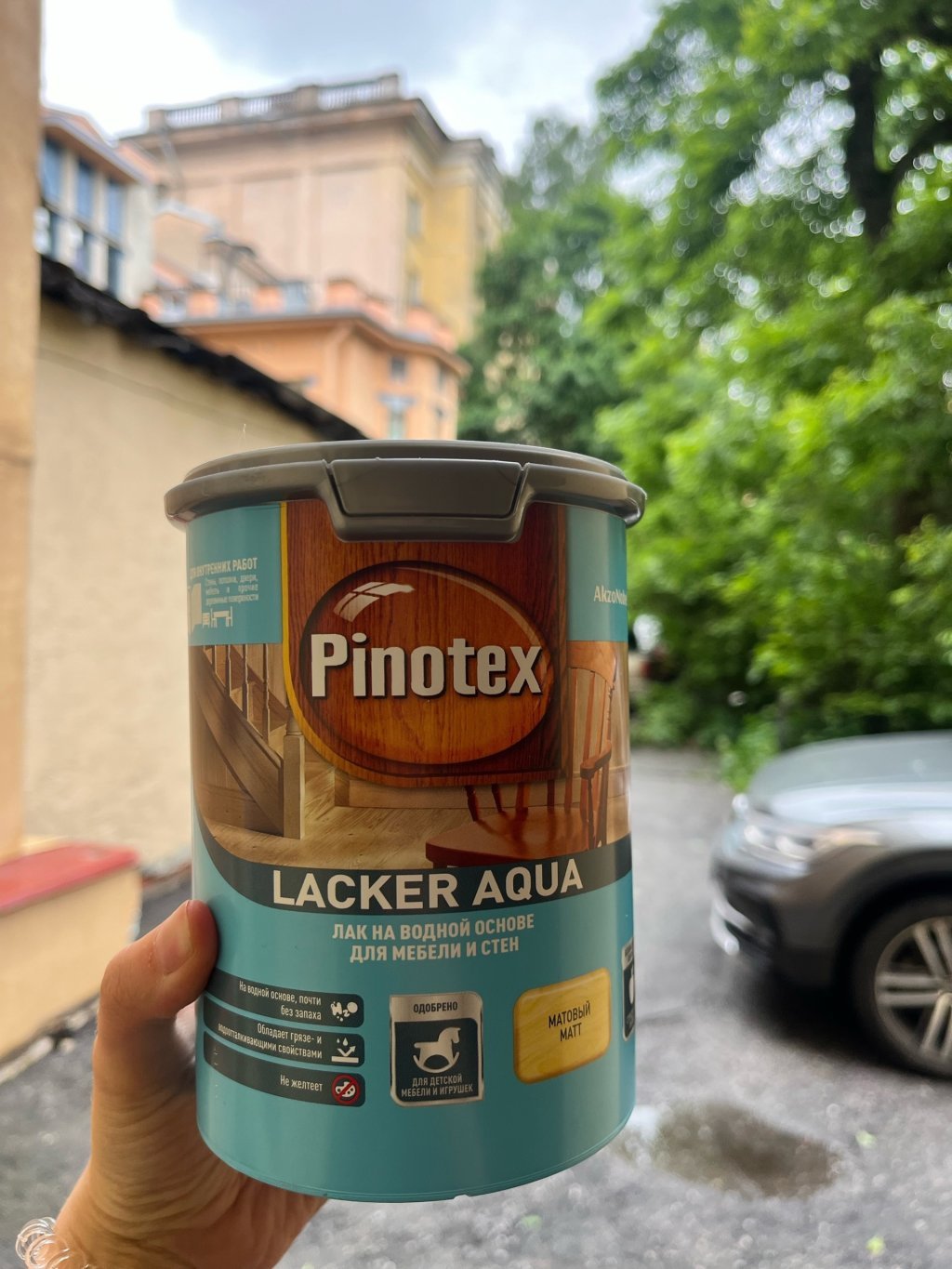 Pinotex Lacker Aqua - Лак на водной основе без неприятного запаха