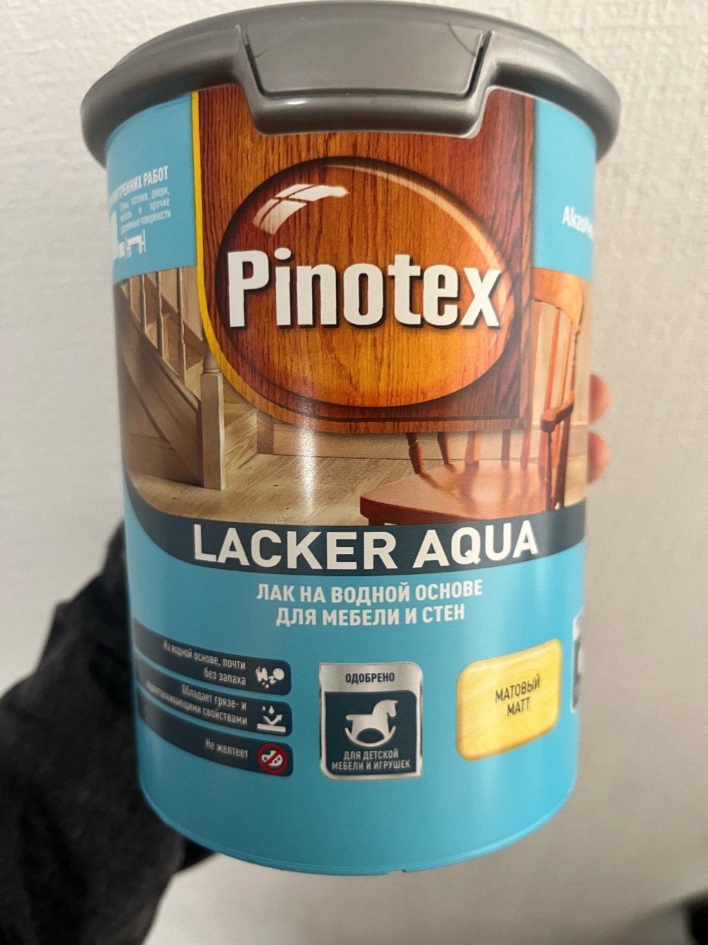 Pinotex Lacker Aqua - Для детской мебели лучше не найти